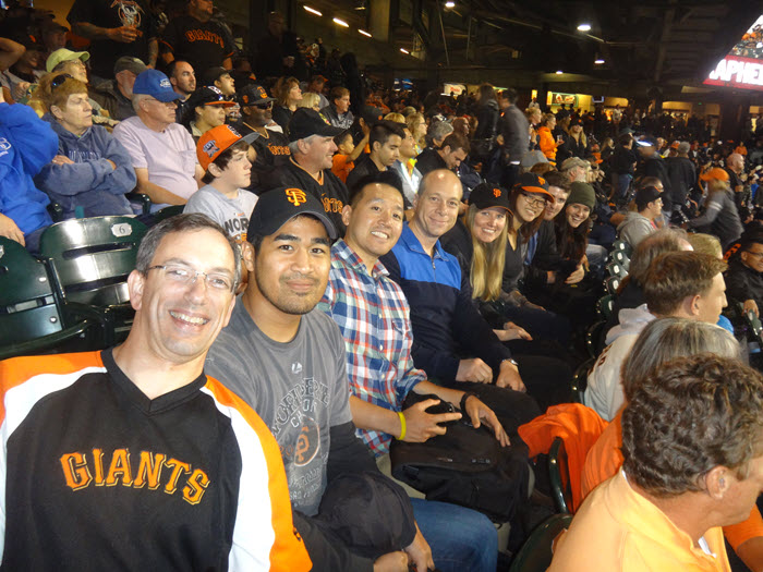 DevonWay at a Giants game